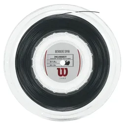 Tennissaite - Wilson - REVOLVE SPIN - schwarz - 12m von 200 m Rolle