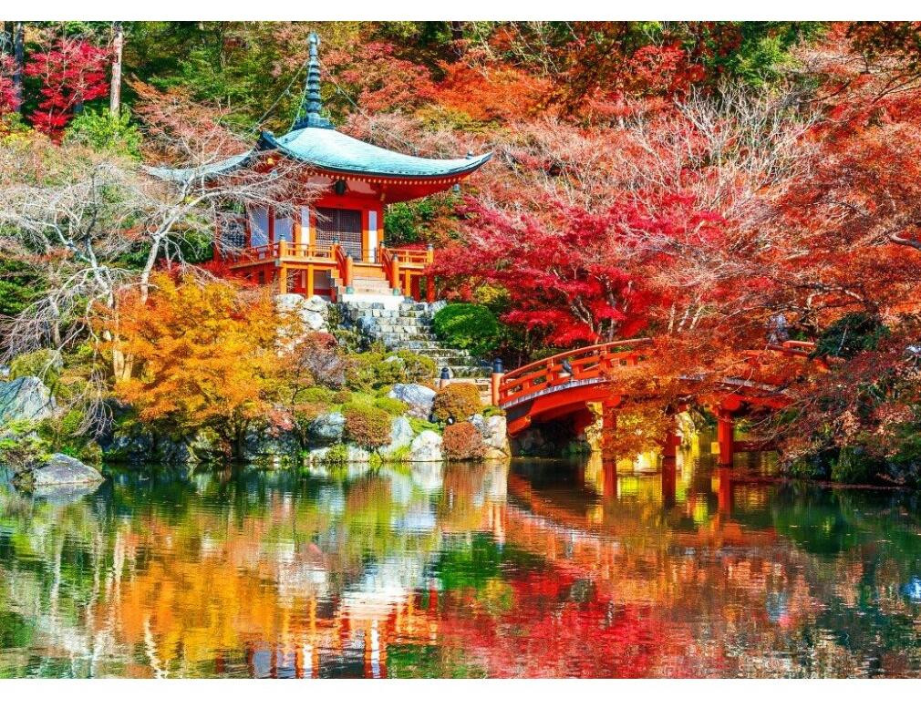 Bluebird Puzzel Tempel Daigo-ji Herfst Kyoto 500 stukjes