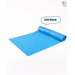 Qualitäts-Müllbeutel 140 Liter, blau, 40my, 250 Beutel je SET