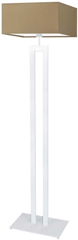 17 Stories Arsh 161 H cm Traditional Floor Lamp White/Beige 161cm H X 40cm W X 40cm D