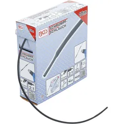 BGS 6846 Box Schrumpfschlauch schwarz Ø2,5mm 10 Meter zum Zuschneiden