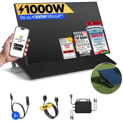 onBasic: 1000 Watt Balkonkraftwerk - Garten & Flachdach / ohne Speicher / 5m