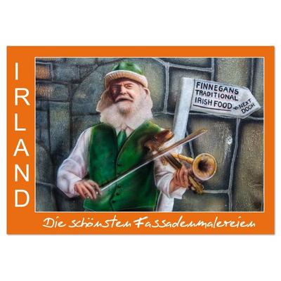 IRLAND - Die schönsten Fassadenmalereien (Tischkalender 2026 DIN A5 quer), CALVENDO Monatskalender