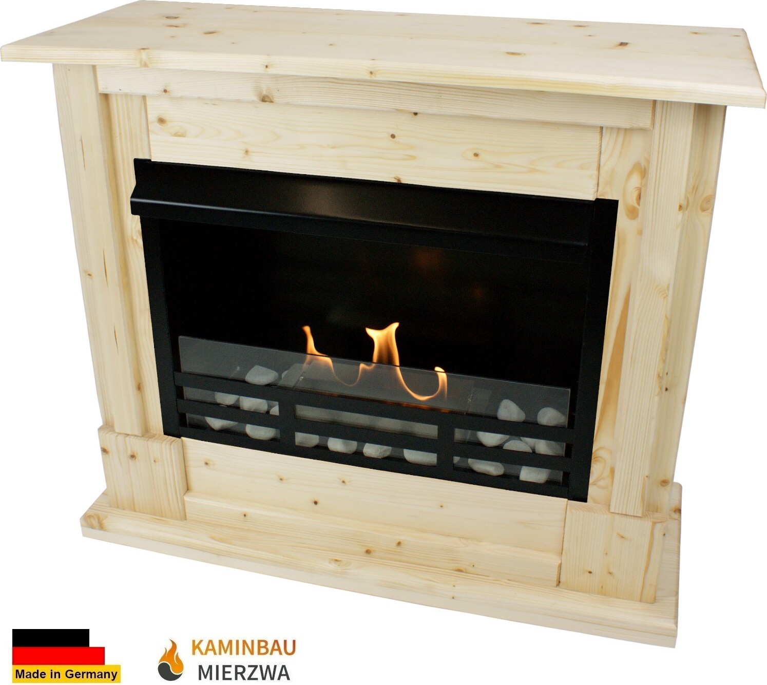 Ethanol und Gelkamin Modell Emily Deluxe Royal Natur