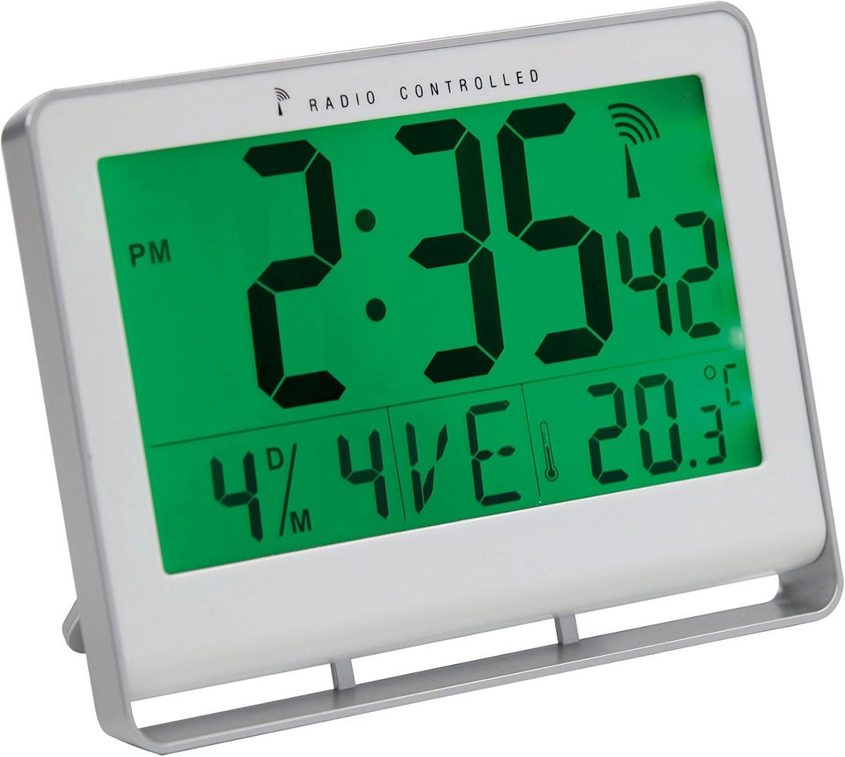Digitale LCD Klok met Automatische Tijdsinstelling