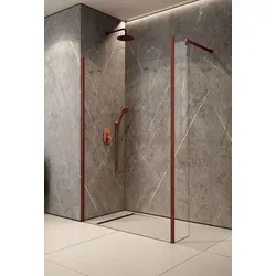 Profiltek KLEE Duschwand Walk-In mit kleinen Festteil.. - Duschkabine