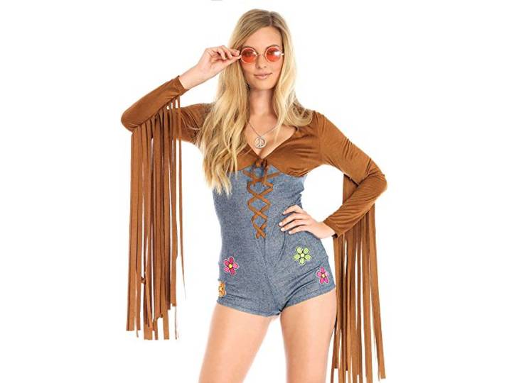 Leg Avenue Boho Babe Kostüm, vielfarbig, Größe: Small (EUR 36)
