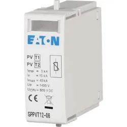 Eaton (Installation) Überspannungsableiter Einsatz, 600VDC SPPVT12-06