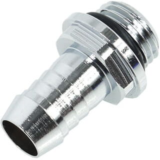 Alphacool HF 10mm (3/8") Schlauchanschluss G1/4 mit O-Ring "FatB...