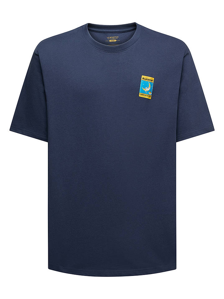 LA SPORTIVA Shirt "Moon Patch" in Dunkelblau - XL