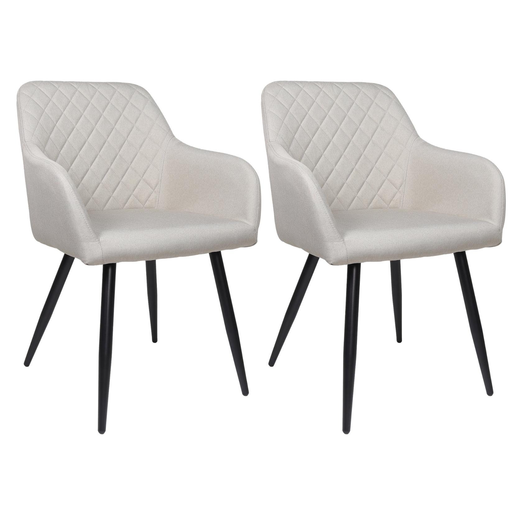 Albatros Esszimmerstuhl SILA, 2er Set, Beige