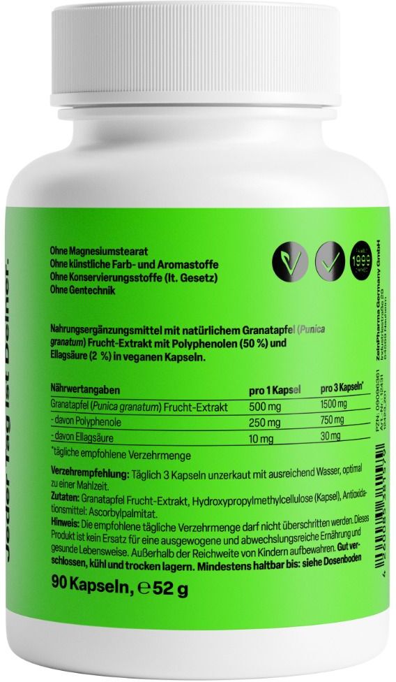 ZeinPharma Granatapfel Kapseln 500 mg 90 St
