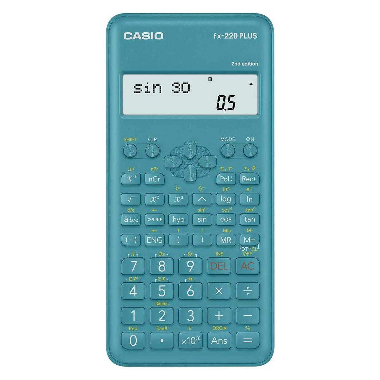 Casio FX-220 Plus Taschenrechner Tasche Wissenschaftlicher Taschenrechner (Batteriebetrieb) (FX-220PLUS-2)