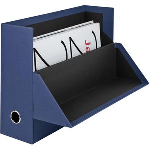 Rössler-Papier Archivbox S.O.H.O. 1319452903, A4+, 95mm Füllhöhe, navy, für Akten