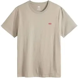 LEVIS Levi's Herren T-Shirt - Original Housemark Tee, Rundhals, Baumwolle, Größe L in Grün Grün