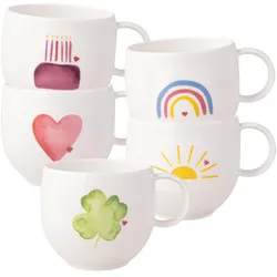 Villeroy & Boch, Tasse, With Love Henkelbecher (290 ml, 5x)