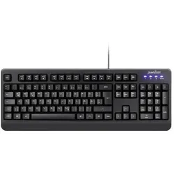 Perixx Periboard-517 (DE, Kabelgebunden), Tastatur, Schwarz