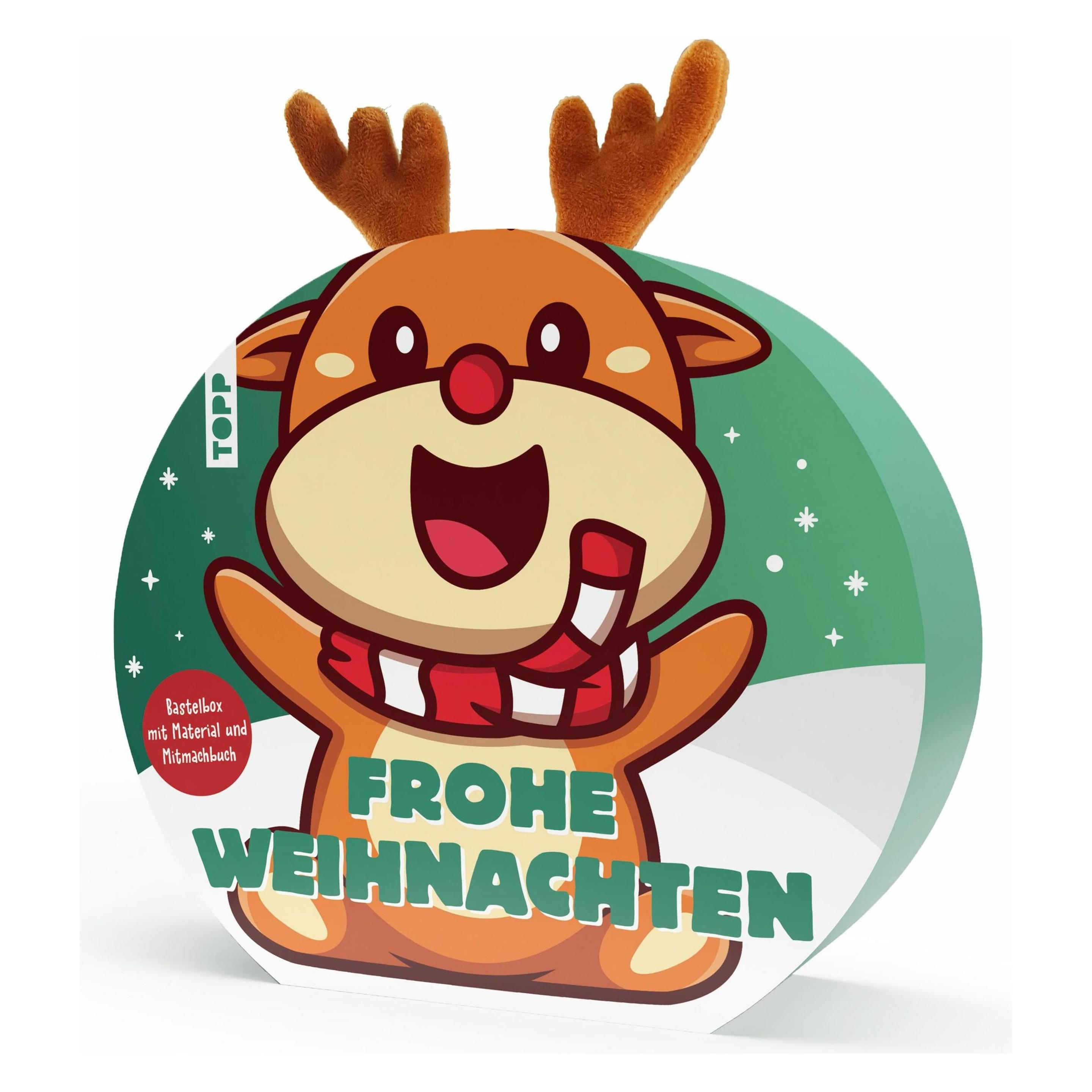 Topp Bastelbox Weihnachten. Mit Anleitungen, Bastelmaterial und Mitmachbuch (18666)