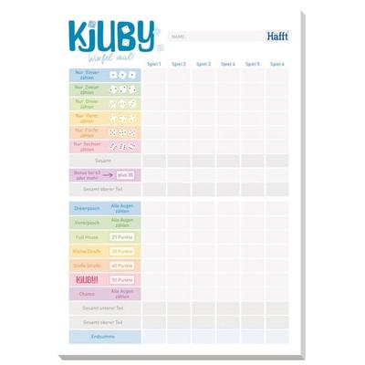 Spiele-Block Kjuby - Würfel mal! A5