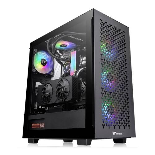 Thermaltake CA-1S3-00M1WN-03 Midi-Tower PC-Gehäuse Schwarz