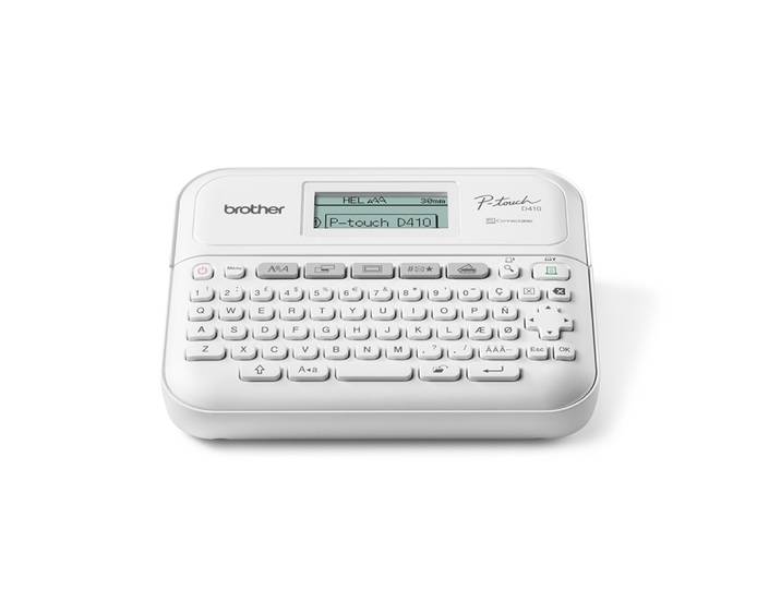 Brother PT-D410, QWERTY, TZe, Transfert thermique, 180 x 180 DPI, 20 mm/sec, Avec fil