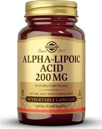 Solgar Ácido Alfa-Lipoico 200 mg 50vcaps