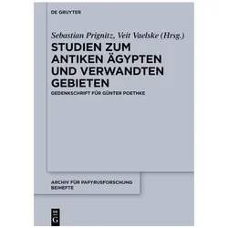Studien zum antiken Ägypten und verwandten Gebieten, Sachbücher von Sebastian Prignitz, Veit Vaelske