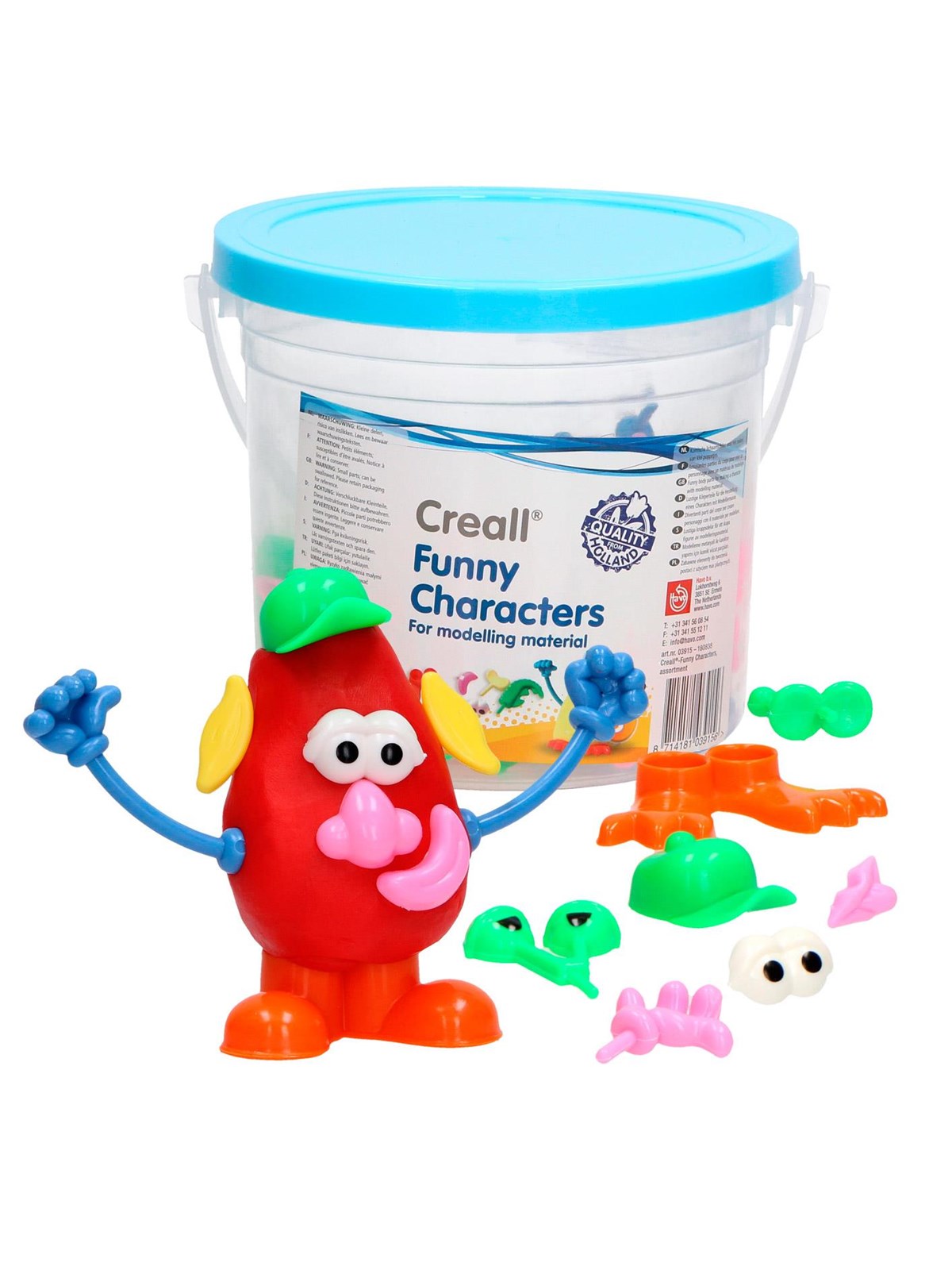 Creall Funny Characters Clay Accessories 130dlg