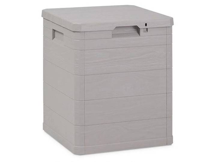 Emako Beige coffre à linge\, coffre à coussins\, coffre\, coffre en plastique\, coffre d'entrée\, coffre de chambre à coucher