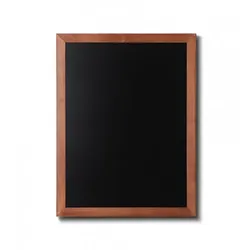 Holzrahmen 600x800mm hellbraun - Wand Profil eckig - Kreidetafel Holzrahmen