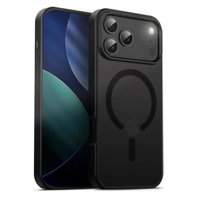 Crong Hybrid Frost MAG Cover (Apple iPhone 17 Pro Max) (CRGHFMIP1769PBLK)