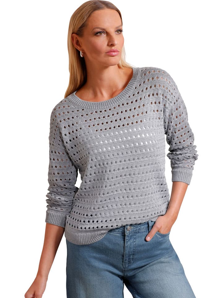 Heine Pullover in Grau - 36