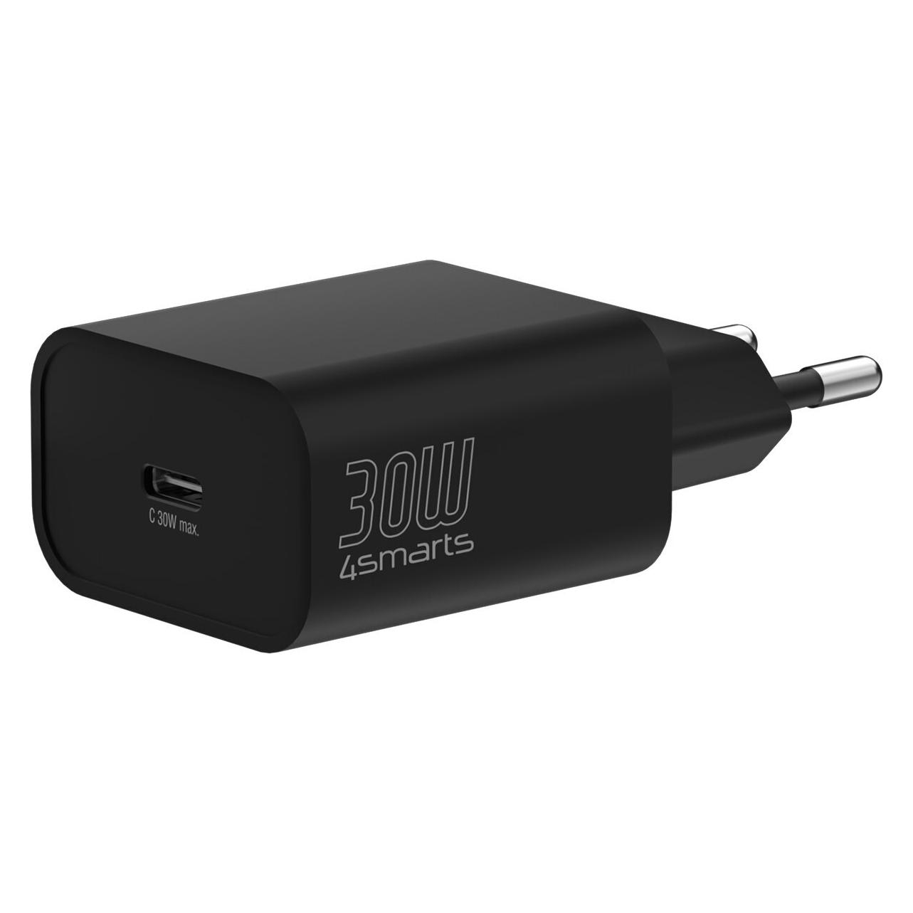 4smarts Netzladegerät VoltPlug PD 30W 1C und USB-C Kabel 1,5m (30 W, 1 Port) (4S541888)