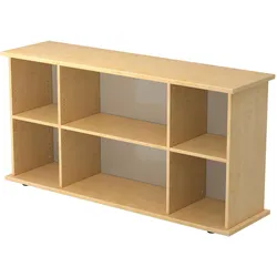 Bümö, Aktenschrank, office Sideboard Regal offen (166 x 45 x 84 cm)