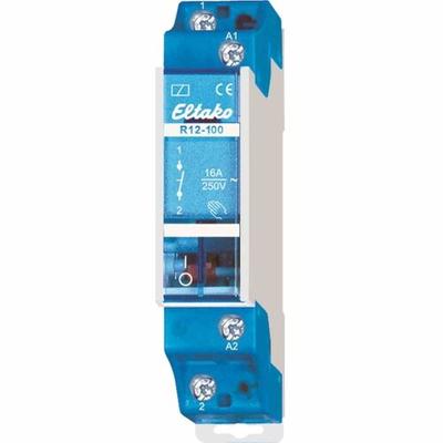 Eltako Installationsrelais, 1TE, teilelektronisch, DIN-Schiene, 1S, 12V/AC, 16A, 230V, AC