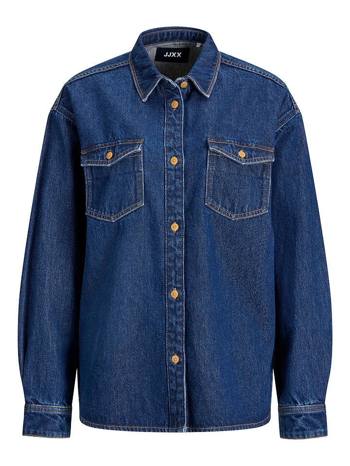 JJXX Jeanshemd "Bella" in Blau - S