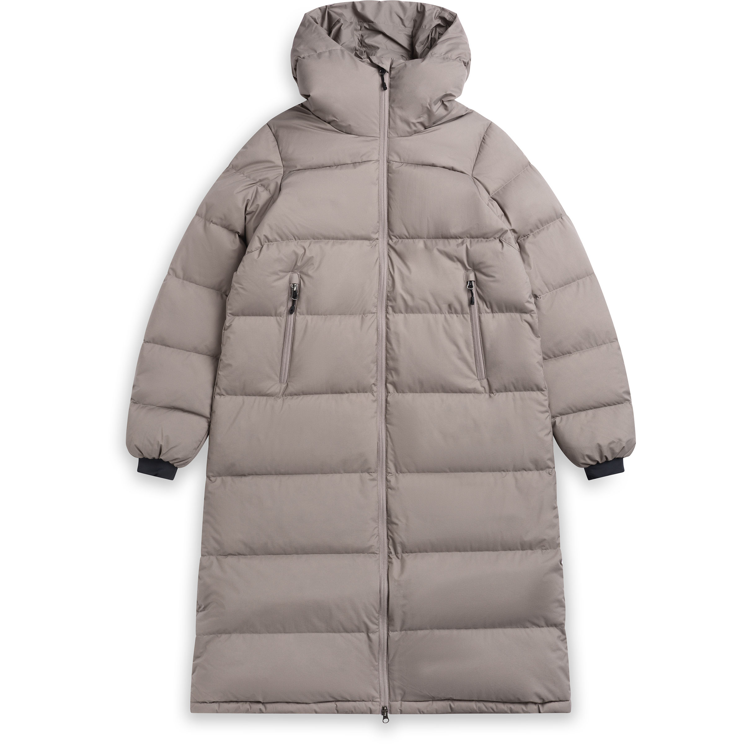 Bergans Urban Down Long Mantel Damen Winterjacke beige Größe M Lifestyle Widerstandsfähig Wasserabweisend