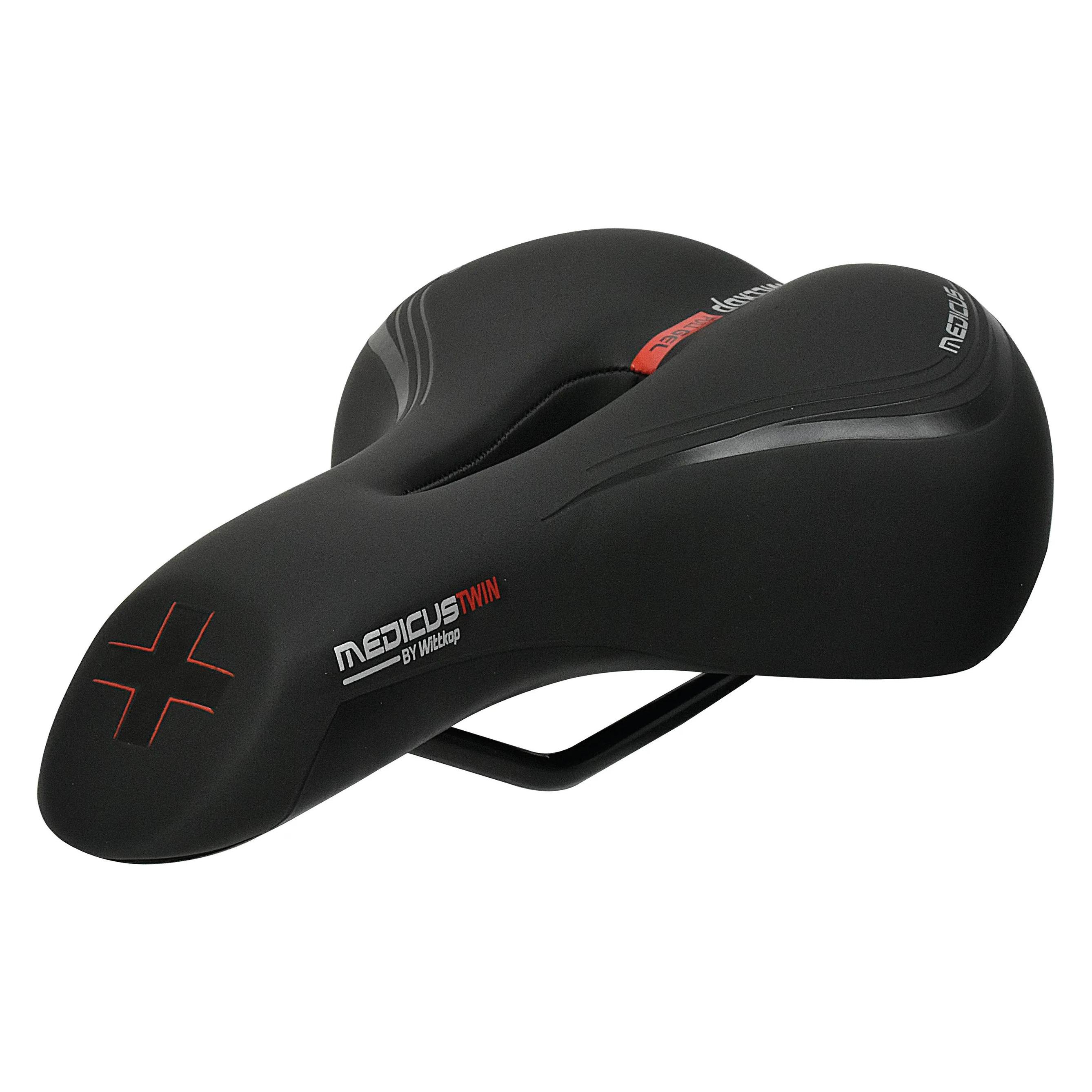 Wittkop Medicus Twin 1.0 Cityradsattel Schwarz Einheitsgrösse (91201-K)