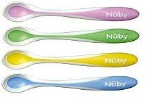 Cucchiaini infanzia termosensibili Nuby ID5277 Assortito