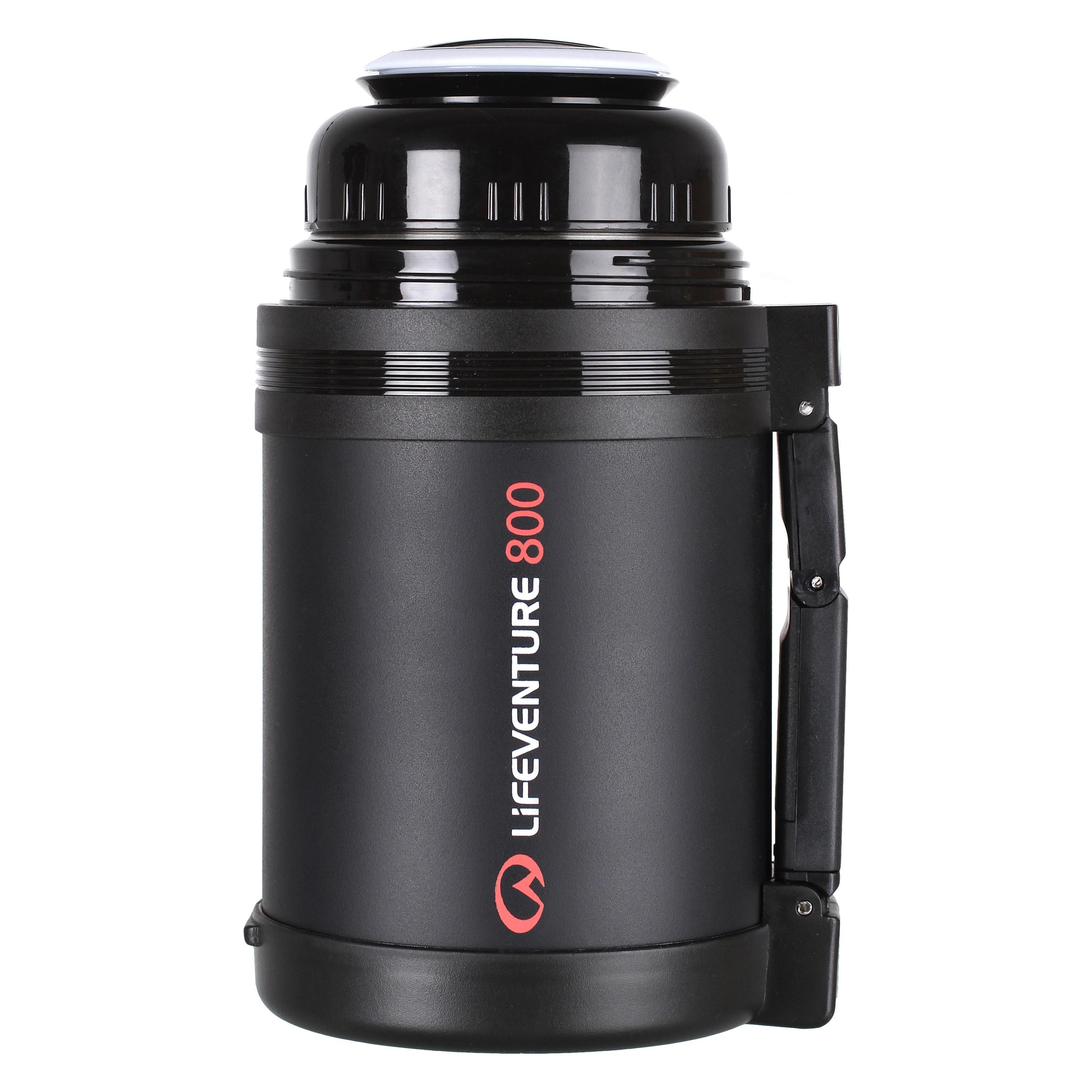 Lifeventure TiV Widemouth Vacuum Flask 800, Dark Grey (0.80 l) (9640)