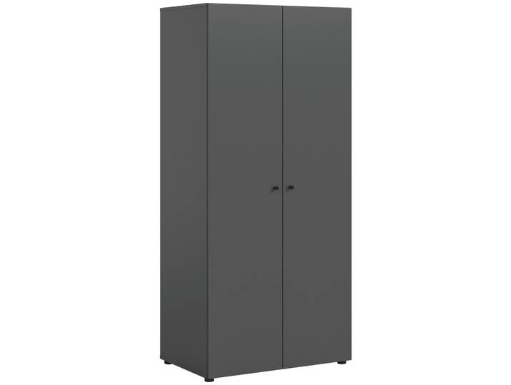 Drehtürenschrank DARWIN ca.80x176x51cm Anthrazit