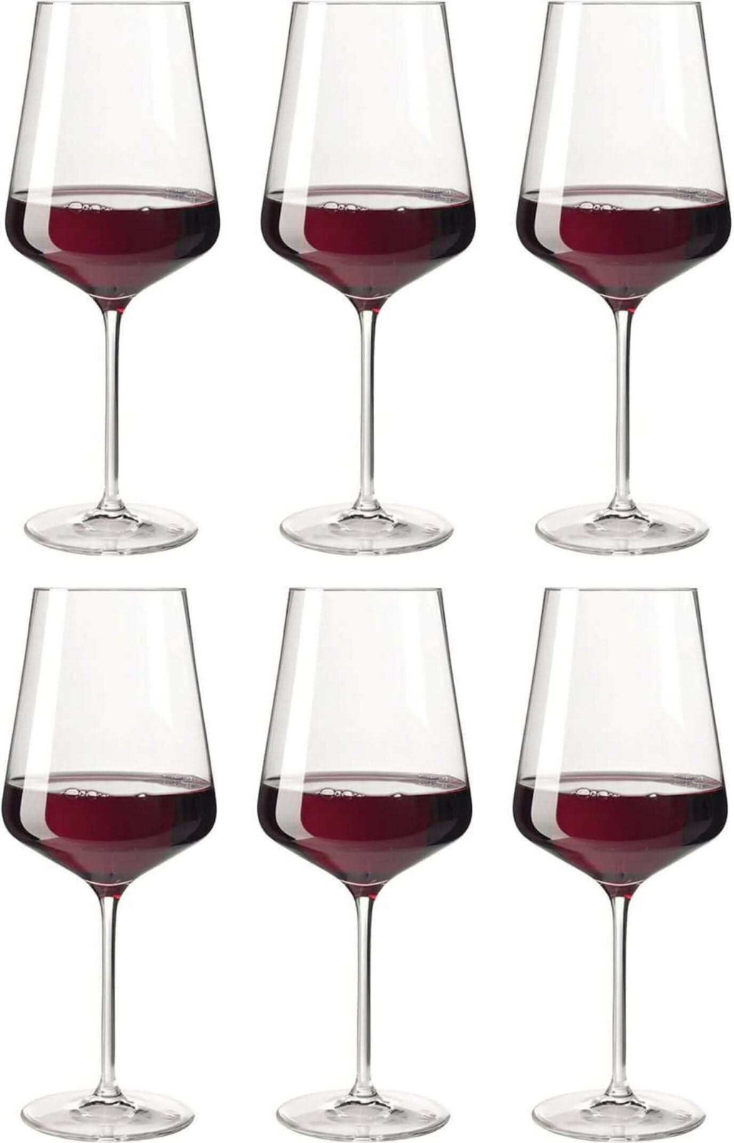 Leonardo Puccini Rode Wijnglazen - 6 stuks - 750 ml