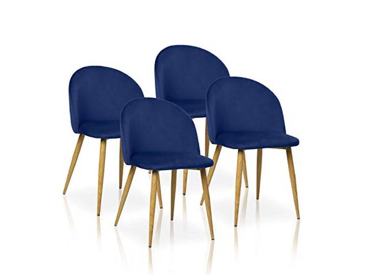 La Silla Española Esszimmerstuhl, Indigoblau, Maße: 47 x 46 x 77 cm