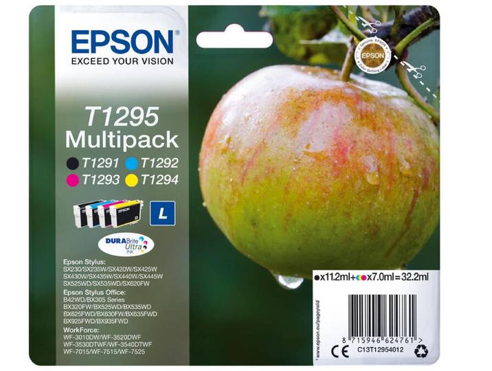 Epson Apple multipack 4 kleuren T1295 DURABrite Ultra Ink