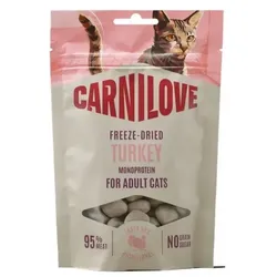 Carnilove Freeze Dried 10 x 40g Katzensnack Pute