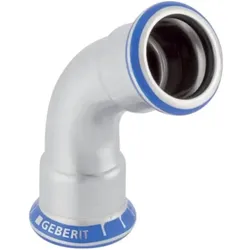 Geberit, Rohrverbindungstechnik, elbow 90 ° MAPRESS EDELSTAHL 42mm - 31107 (Winkelverbindung)