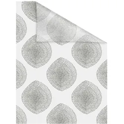 Lichtblick Fensterfolie selbstklebend, Sichtschutz, Stripy Boho Drop  - Weiß