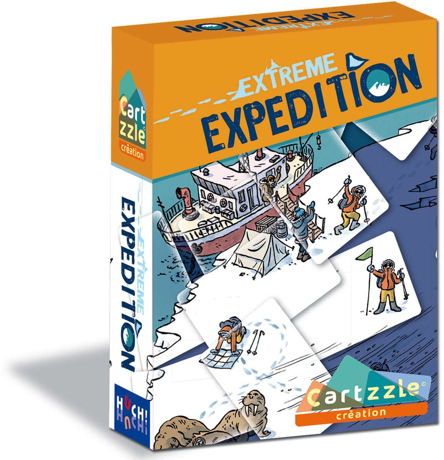 HUCH! Cartzzle Extreme Expedition Puzzel- en Raadspel voor Families vanaf 8 jaar