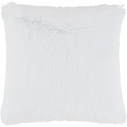 Zierkissen Fluffy in Weiß ca. 45x45cm