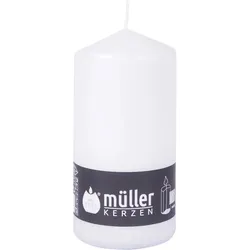Stumpenkerze WHITE (DH 6,80x13,50 cm) - DH 6,80x13,50 cm
